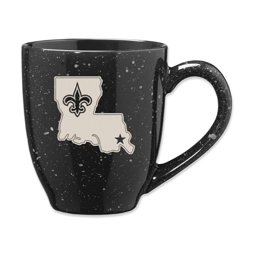 Image of Rico Industries NFL Football 16 oz Team Color Laser Engraved Speckled Ceramic Coffee Mug