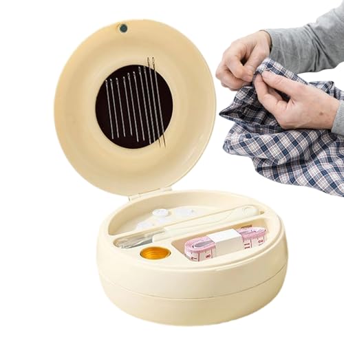 Kit de couture de voyage donut au design magnétique haut de gamme