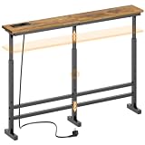 YATINEY Mesa de Sofá Industrial de 100 cm, XCT33CBR