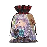 ギフトバッグ ウマ娘 メジロマックイーン 巾着袋 ラッピング袋 引きひも袋 収納袋 保存袋 小分け袋 おしゃれ 大容量 軽量 多用途 巾着ポーチ 包装袋 トラベルポーチ 小物入れ 折りたたみ 人気 誕生日 プレゼント 12*17.5cm