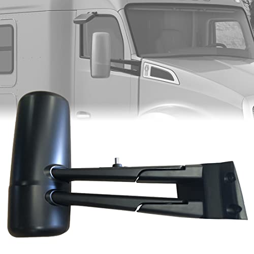 Fit Kenworth T680/880 Door Mirror Assembly Right/ Passenger Side Black For 2014 2015 2016 2017 2018 2019 2020 2021 Models (Kwn-019A-R) #TOP1