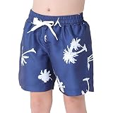 [HEAZEL] ヘーゼル 全26色柄 キッズ サーフパンツ 水着 ハーフパンツ 男の子 女の子 ショートパンツ 子供 ベビー 速乾 水陸両用 UVカット パーム 90 サイズ