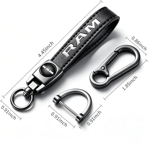 Image of Car Keychain Key Ring Accessories black