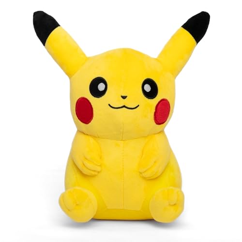 Image of Mirada Pokemon Pikachu Soft Plush Toy - 22cm | Official Licensed Stuffed for Kids, Boys & Girls | Super Soft Cuddly Character Toy for Fans | Ideal for Birthday Gifts /Christmas /Diwali