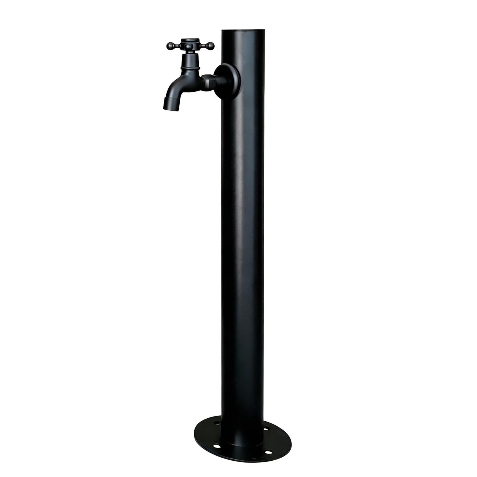Lonmrrton C Stainless Steel Outdoor Hydrant Faucet, Freestanding Water Tap Olumn, Landscape Decor Water Dispenser Stand For Backyard Pasture Garden Irrigation Washing