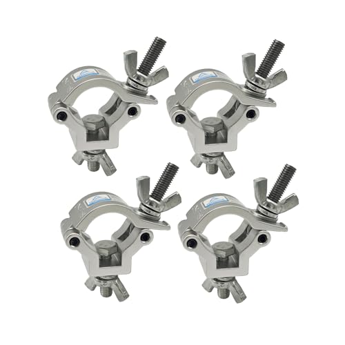 DJ Lighting Clamps 1” to 1.18” Light Truss Mount Fits 25-30mm OD Pipe