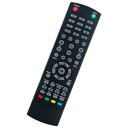 Replacement Remote Control Applicable For Rca Tv Rtu6549-C Rlded3258A Rtu5820 Rtu5540-B Rtu7877 Rlded5098-B-Uhd Rled4016A-H Rtu4253 Rt1970-B Rt1970B Rtu7074 Rtu4921 Rtu4300 Rt4038 Rtu4853 Rled2446 #TOP1