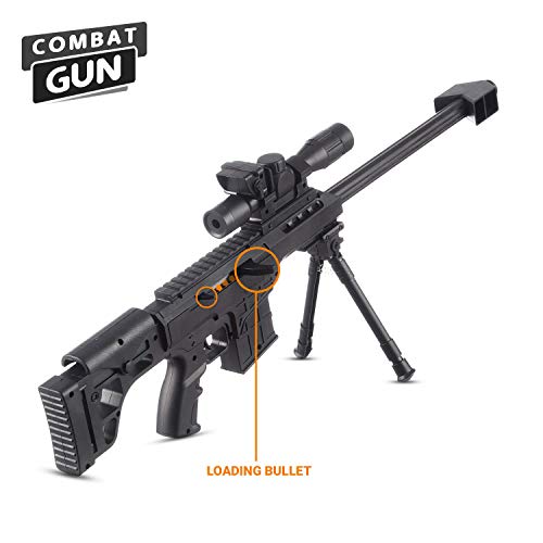 Image of HALO NATION M955 Sniper Gun Toy with 1000 BB Bullets - M 908 37 A Bb Bullet Toy Gun - 25 Inches Power Shot Plastic BB Bullet Sniper Gun Toy (M908 + 2000 Bullet Balls)