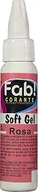 Corante Softgel Rosa 25g Fab