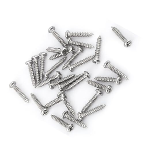 Hilitand 200 tornillos autorroscantes M3 cabeza plana Phillips miniatura 6