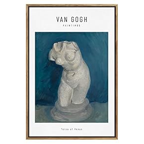 SIGNWIN Framed Canvas Wall Art Famous Paintings Canvas...