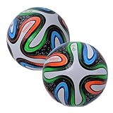 Replica World Cup 2014 Football Size 5 Hand-Stitched PU Soccer Ball Durable, Weatherproof Ages OII-012 (2)