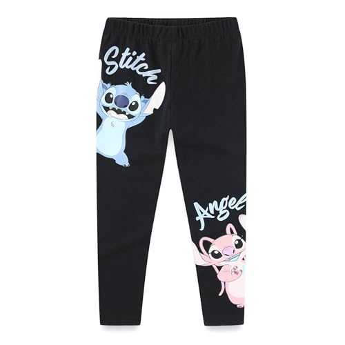 Disney Lilo & Stitch, Minnie Mouse, Frozen Princess Girls 3 Pack Legging Pants Set for Little Kids to Big Kids4