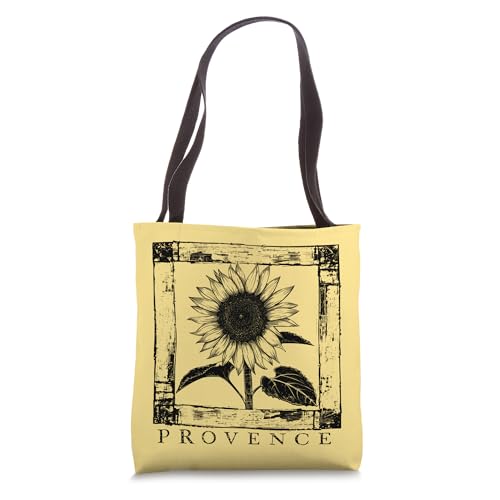 Bolso Tote con Arte Campestre en Blanco y Negro miniatura 1