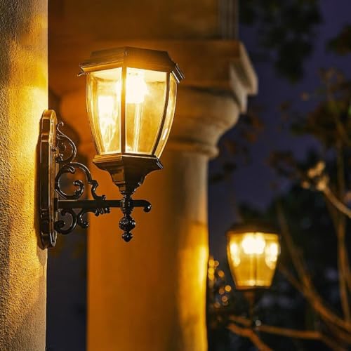 Applique Murale Solaire De Jardin LAPADULA Anti-Panne Éclairage LED Extérieur Capteur Contrôlé