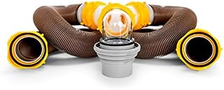 Camco 39667 Revolution 20' Sewer Hose Kit with Swivel Fittings and Wye Connector