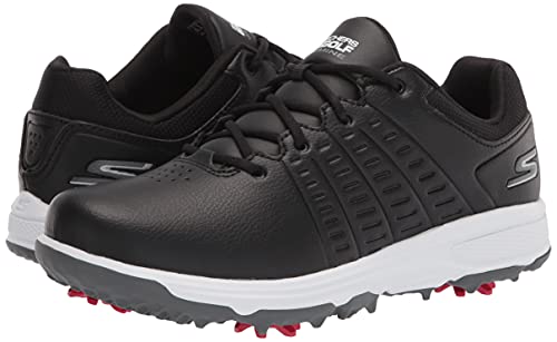Skechers Women's Go Jasmine Spiked Waterproof Golf Shoe, Black, 5.5 #TOP6