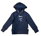  Levi\'s - Sweat Zelda - Sudadera con Capucha - Azul/Letras Blancas Y MORADAS (5 AÑOS)
