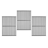 SafBbcue 98888 Grill Grates for Monument Grill 25392 13478 Grill Replacement Parts, Monument Mesa 400 Grill Accessories Parts, Cast Iron Cooking Grids for Monument Grills 4-Burner Propane Gas Grill