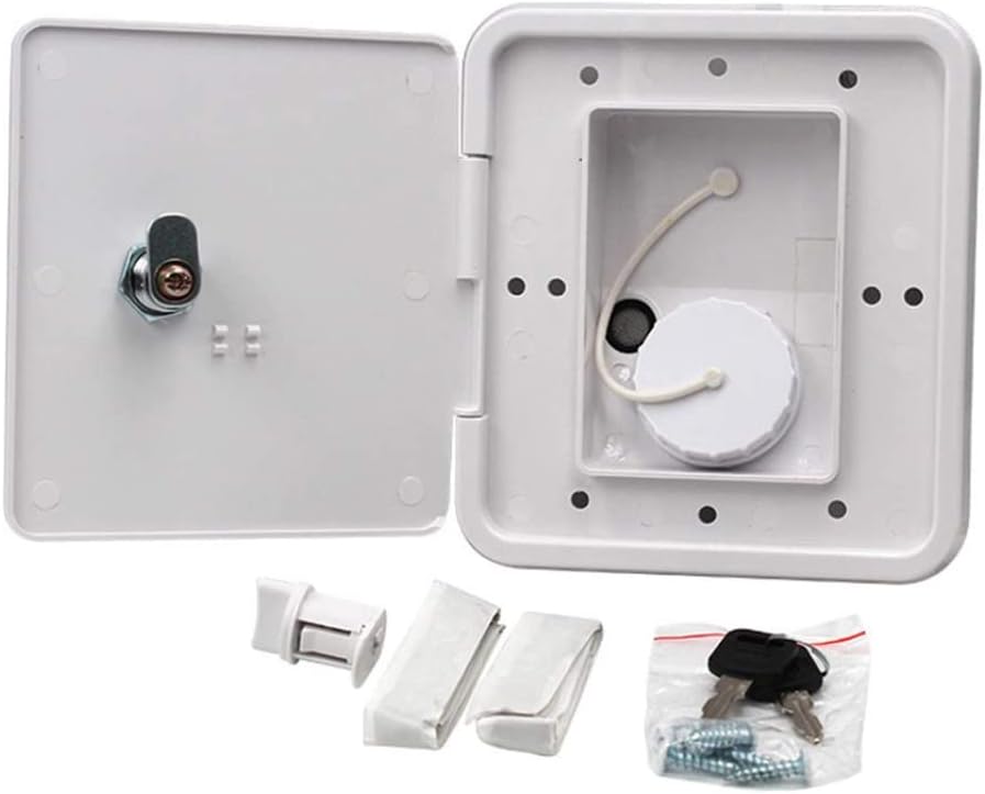 Motorhomes Water Fill Cap with Lock Inlet Hatch Lock Accessories for RV Trailer Cars