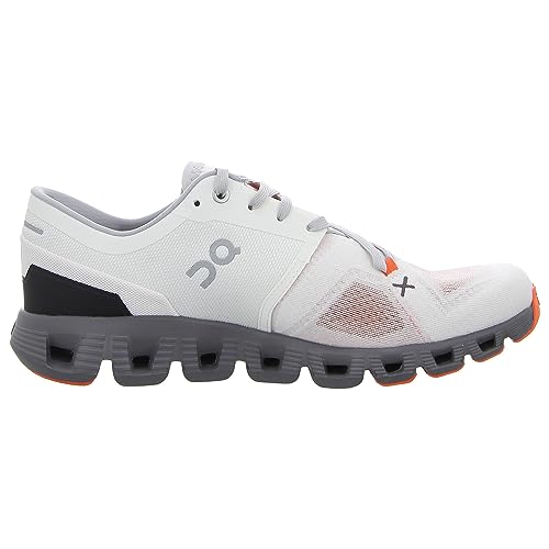 Image of ON Mens Cloud X 3 Textile Synthetic Ivory Alloy Trainers 7.5 US