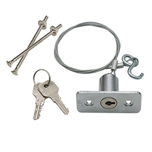 image for Xadnitu Garage Door Lock, Key Lock Emergency Release Kit with 2 Keys, 