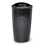 Starbucks Ceramic Traveler - Matte Black, 12 Fl Oz (11046523)
