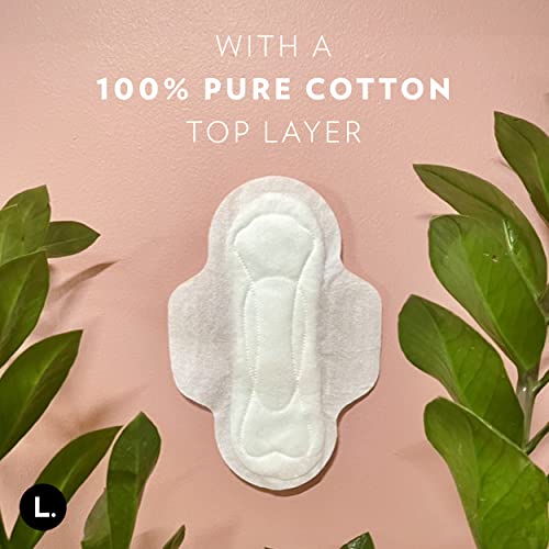 L. Organic Cotton Topsheet Ultra Thin Regular Absorbency Pads - 56 Ct #TOP1