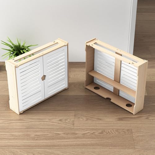 Mueble wifi de pared para ocultar cables sueltos y ordenar el router 7