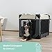 Kerbl Pet Transportbox Journey, 70x52x52cm, grau/beige