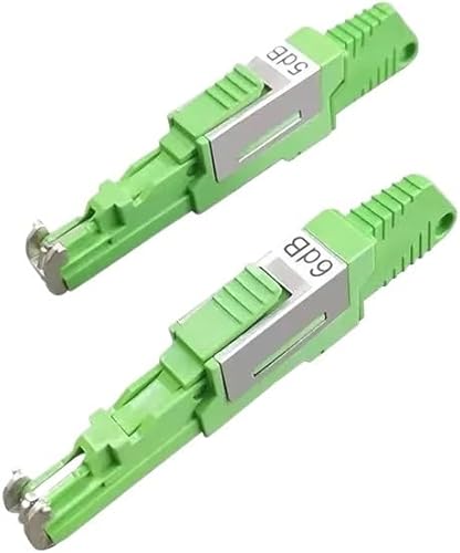 NHBQPOG 10pcs LSH E2000/A FM attenuator singlemode 2-20dB E2000 Optical Fiber at