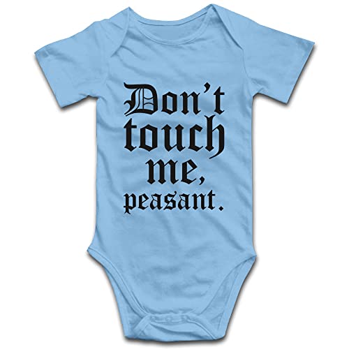 Image of Don't Touch Me Peasant-Baby Onesie Outfit Boys Girls Romper Short Sleeve/Sleeveless/Long Sleeve Bodysuit