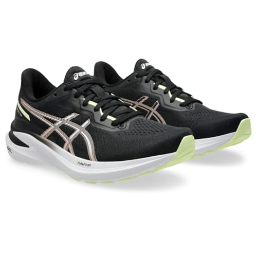 ASICS Women's GT-1000 13 Running Shoes, 6, Black/Breeze2