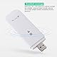 4G LTE-Modem, USB-Pocket-WLAN-Wireless-Netzwerkadapter Drahtrouter Mobiler Hotspot Stick Pocket Router Key Integrierte 3G+-Antenne für optimale Abdeckung und Zuverlässigkeit Teilen Sie bis