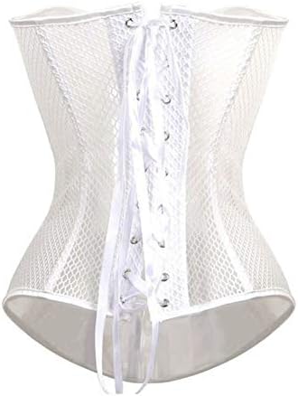 E-girl Women Plus Size Lace up Corset Overbust Top Corset Steel Boned,C687 E-girl Women Plus Size Lace up Corset Overbust Top Corset Steel Boned,C687