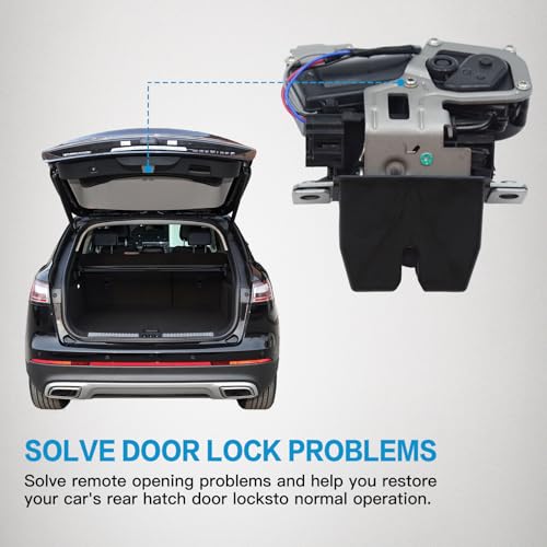 Image of FA1Z7443150B Liftgate Trunk Lock Actuator, Compatible with Ford Edge Escape Explorer Expedition Lincoln MKX Navigator 2015-2021 Rear Trunk Latch Motor Replaces# FA1Z-7443150-B DS7Z7443150B