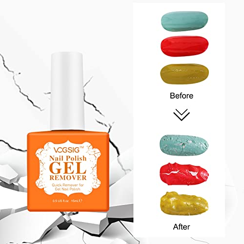 Foto von Nail Polish Remover, GelNagel Entferner Einfach zu entfernende Gel-Nägel, Gel-Nagellack-Entferner Einweichen, Schnell Nagellack-Entferner Ohne Einweichen - 2PC