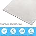 Tlence 4 Pack Titanium Plate Sheets, 4