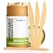 Elegant Disposable Wooden Knives 100pcs, 7.75" in Length, Eco-Friendly Biodegradable Compostable Birchwood, For your Special Event, Wedding, GO GREEN!