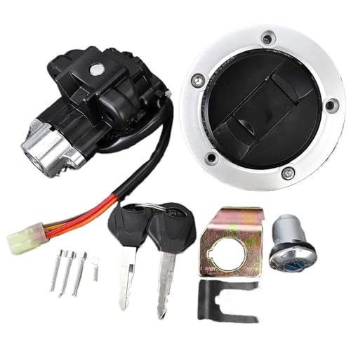 Cerradura tapa tanque combustible moto Suzuki SV650 2008-2012 y kit encendido encaje original