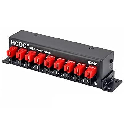 HCDC HD062 8 Output DC Power Distribution Block Module for 15/30/45A Connects