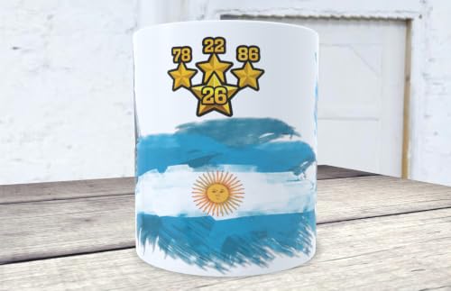 La Huella Taza Personalizada de Cerámica 350 ml Selección Argentina Mundial 2026, por la cuarta estrella, para seguir haciendo historia.