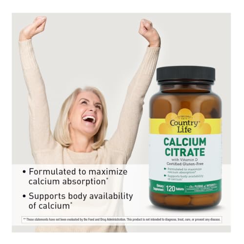 Country Life Calcium Citrate with Vitamin D
