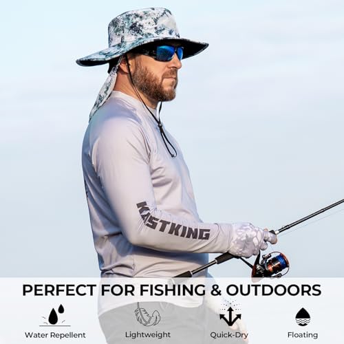 Image of KastKing Sol Armis UPF 50 Boonie Hat - Sun Protection Hat, Fishing Hat, Beach & Hiking Hat, Paddling