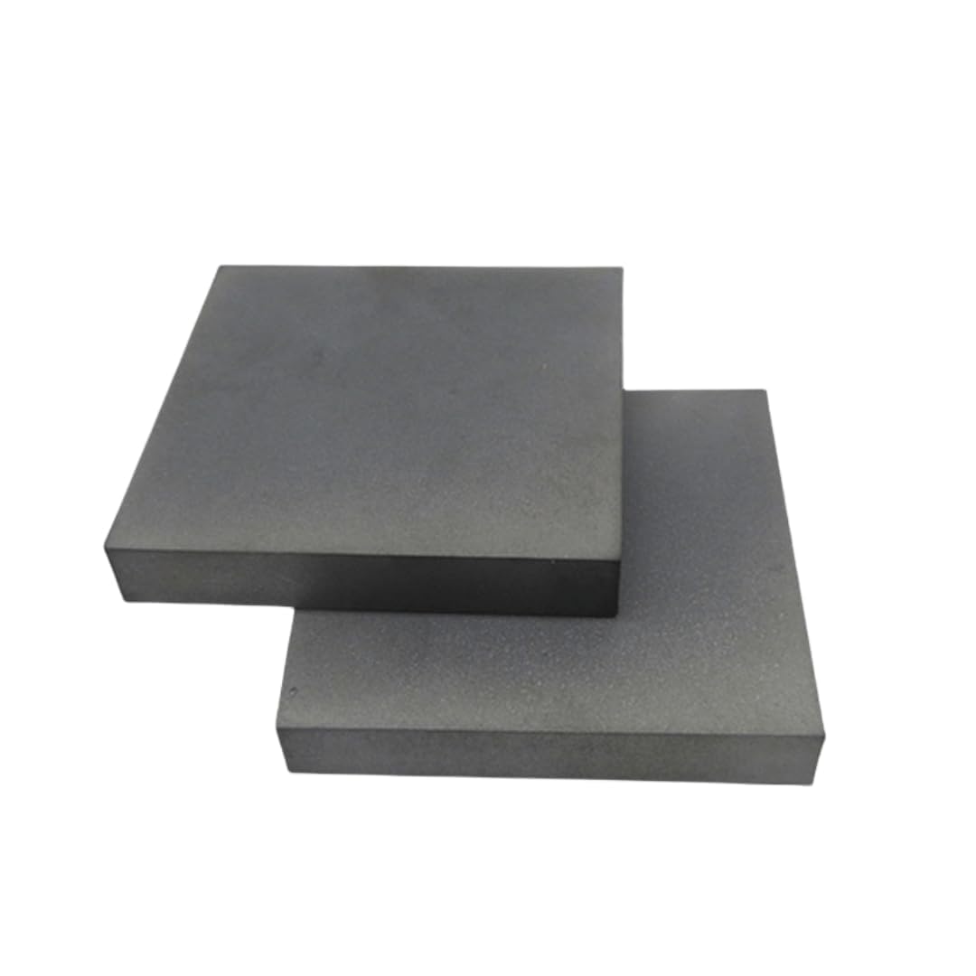 Hoja de cerámica de carburo de boro industrial, placa de tetraborón resistente de 50x50 mm
