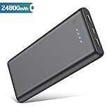 【Portable Ladegerät mit USB Geräte kompatibel】Kompatible mit praktisch alle USB-aufladbaren Geräten von 25 mA bis 2,1A Eingang. Z.b Smartphones, Tablet-PC, Bluetooth- Kopfhörer, Fitnessband und mehr Gerät. Aber die Akkupack gesamt 365g (Kompakt Große: 15*1.5*7.5cm ) und besteht aus sicherer Lithium-Polymer-Batteries. sie ist leichter und sicherer als gleiche Kapazitäte Lithium-Batterie und einfach zu tragen.