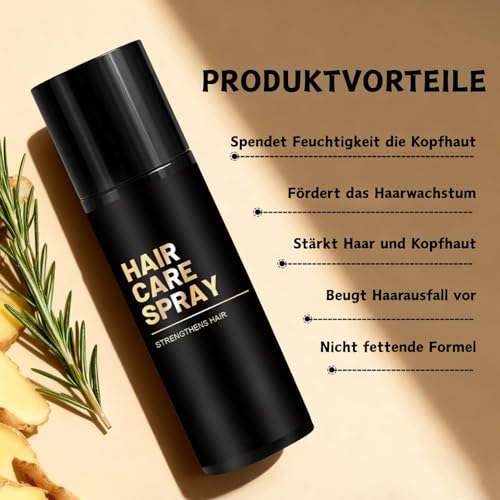 Hair Growth Spray, Hair Growth Serum für Frauen & Männer, Haarwachstum Spray & Haarwachstum Serum, Haarwachstumsölspray zur Reparatur gegen Trockenheit, Verhindert Haarausfall, Haarpflege, 50ml