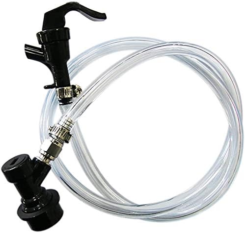 Namvo 3/16" Ball Lock line Assembly, Picnic tap with 3ft Beer line for Home Brewing