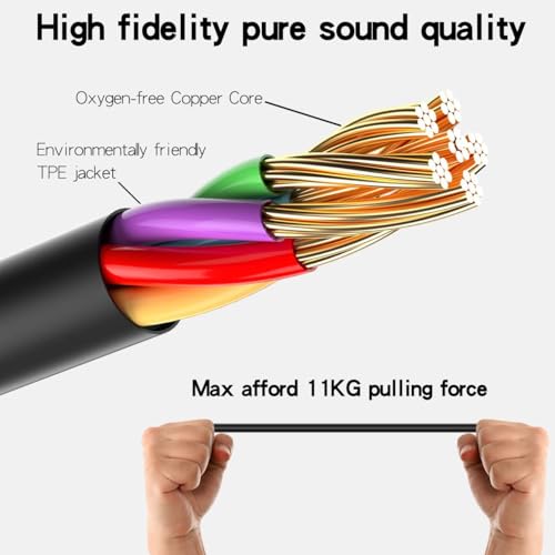 Koopao TA28B-TPE-BK-US Usb C To 2 Trs 3.5Mm Headphone Mic Splitter Adapter thumb #4