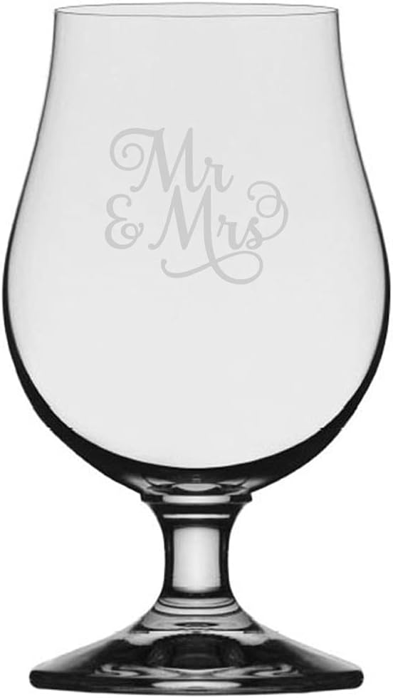 Mother Of The Bride Samantha Font Wedding Party Personalized Custom Etched 13.25oz Iona Beer Glass